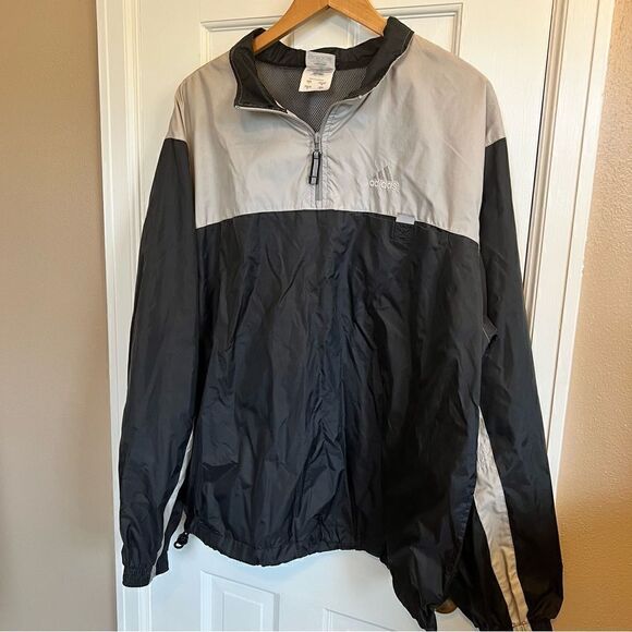 Adidas black and grey windbreaker (L) - Picture 8 of 8